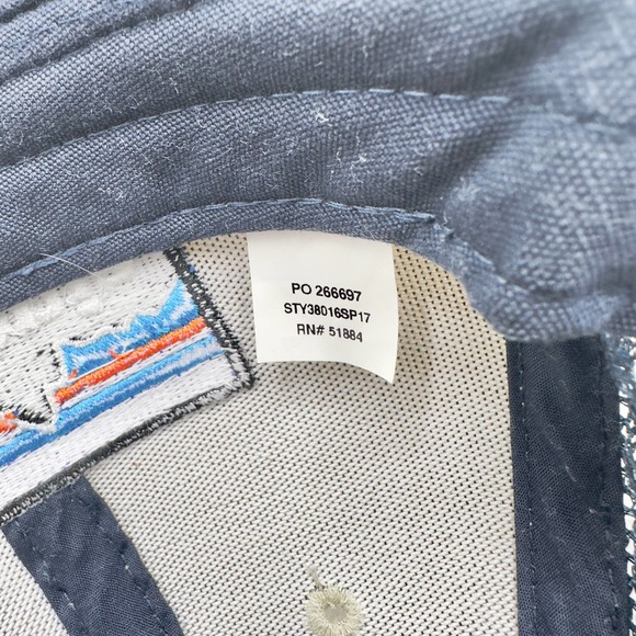 Patagonia | Unisex | Khaki P-6 Logo LoPro Mesh Trucker Hat | One Size - Picture 8 of 11